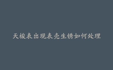 天梭表出现表壳生锈如何处理